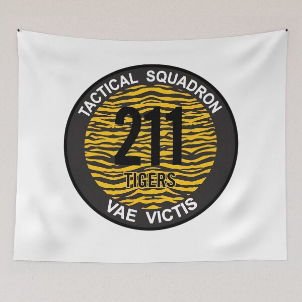 Item preview, Czech Air Force 211th Tactical Squadron "Tigers" Vae Victis Patch designed and sold by CharlieDesings.