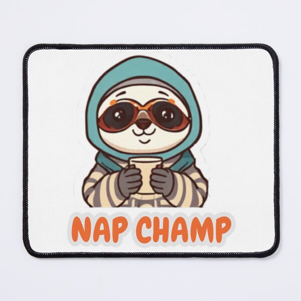 Item preview, Nap Champ Sloth – Funny Cute Cartoon Animal designed and sold by SYNTR.