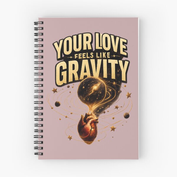 Item preview, Your Love Feels Like Gravity, Cosmic Soulmate Aesthetic Design designed and sold by JagrDesigns.