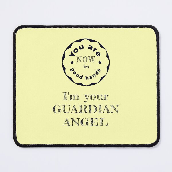 Item preview, Now You Are in Good Hands I'm Your Guardian Angel | Inspirational Quote Design | Dark Blue Typography | Spiritual Comfort Gift | Trendy aesthetic designed and sold by unique art and design.