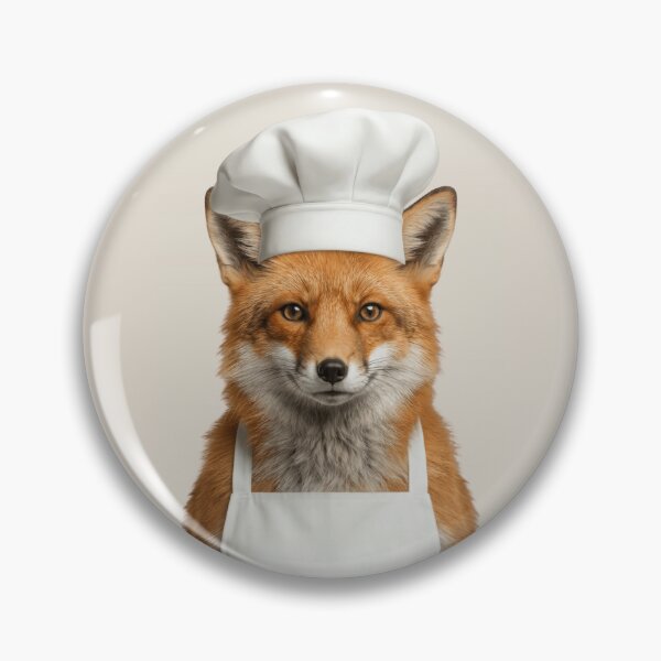 Item preview, Funny Red Fox Chef Realistic Animal Cooking Humor Art designed and sold by LazyOwlStore.