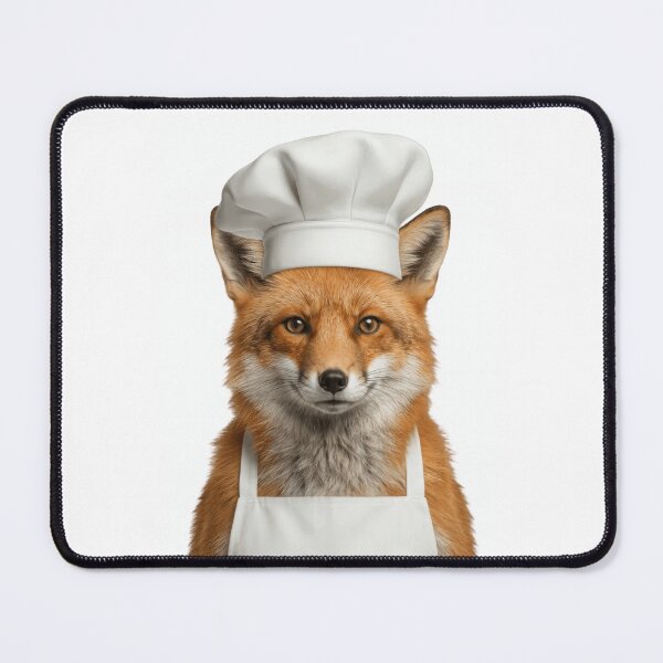 Item preview, Funny Red Fox Chef Realistic Animal Cooking Humor Art designed and sold by LazyOwlStore.