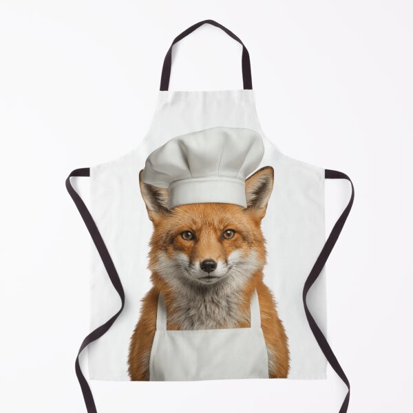 Item preview, Funny Red Fox Chef Realistic Animal Cooking Humor Art designed and sold by LazyOwlStore.