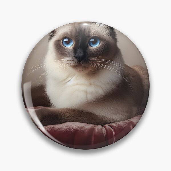 Item preview, Relaxed Siamese cat - Deep blue eyes designed and sold by davidromapixel.