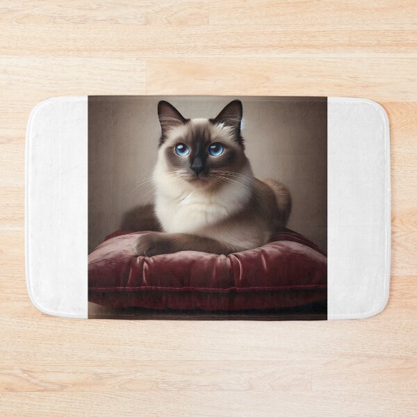 Item preview, Relaxed Siamese cat - Deep blue eyes designed and sold by davidromapixel.