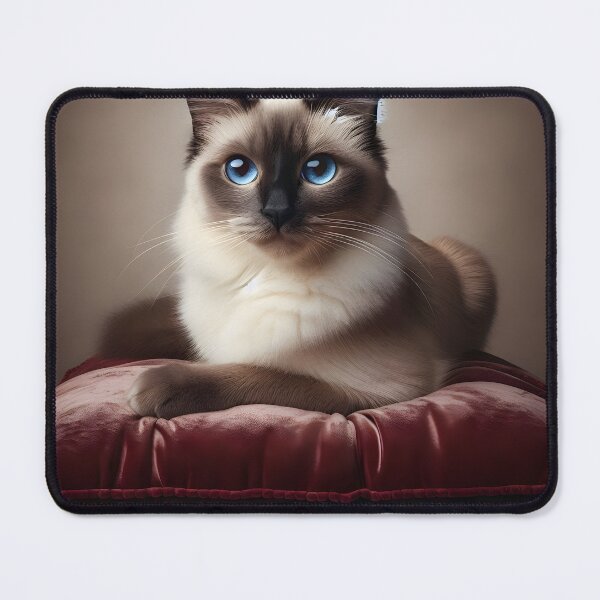 Item preview, Relaxed Siamese cat - Deep blue eyes designed and sold by davidromapixel.