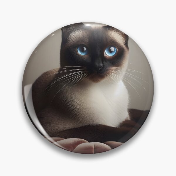 Item preview, Blue-eyed Siamese cat - Feline beauty designed and sold by davidromapixel.