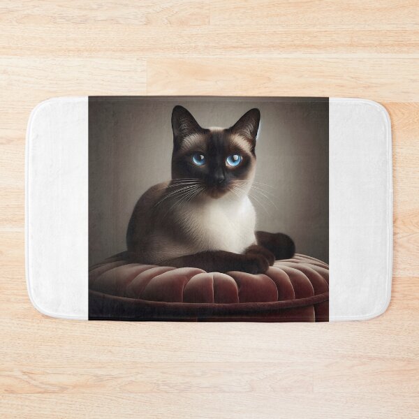 Item preview, Blue-eyed Siamese cat - Feline beauty designed and sold by davidromapixel.