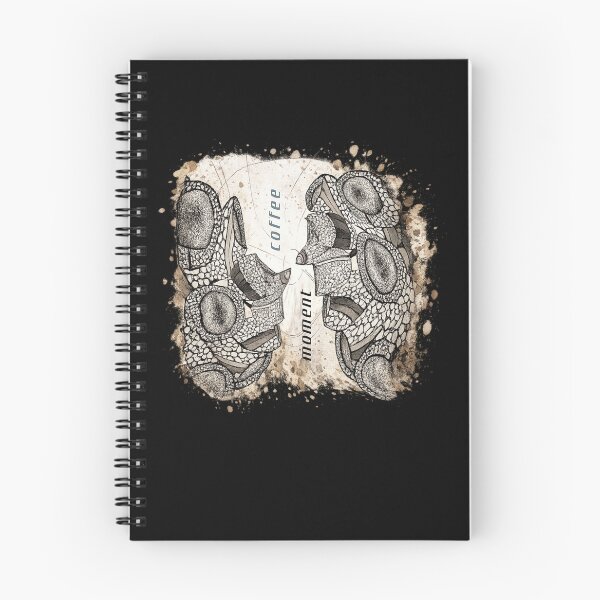 Item preview, Abstract Coffee moment Spiral – Hand Drawn Ink Art with Organic Texture designed and sold by NB-Artmagic.