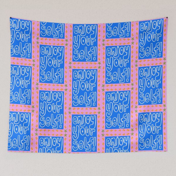 Item preview, Enjoy Yourself colourful Quote designed and sold by Alice-strange.