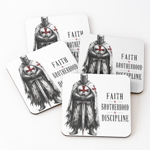 Item preview, Faith Brotherhood Discipline – Templar Knight Design designed and sold by MarketWolf.