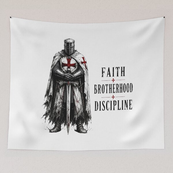 Item preview, Faith Brotherhood Discipline – Templar Knight Design designed and sold by MarketWolf.