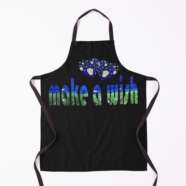Item preview, "Make a wish" lettering with Kong Ming lanterns designed and sold by creaphyl28.