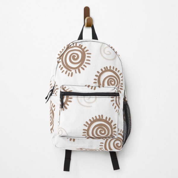 Item preview, Abstract Spiral Sun Pattern – Tribal Boho Retro Swirl Design designed and sold by Barelythere2324.