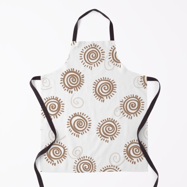 Item preview, Abstract Spiral Sun Pattern – Tribal Boho Retro Swirl Design designed and sold by Barelythere2324.