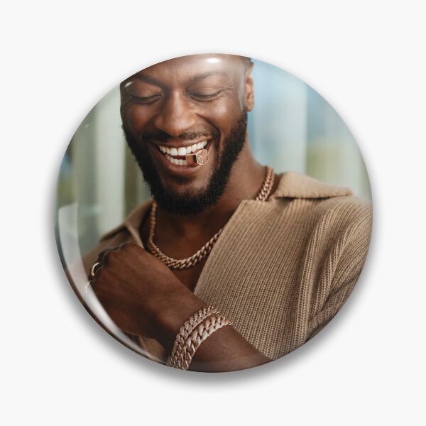 Item preview, Smiling Aldis Hodge designed and sold by oliviafowlerart.