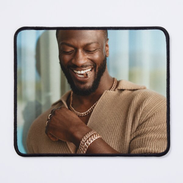 Item preview, Smiling Aldis Hodge designed and sold by oliviafowlerart.