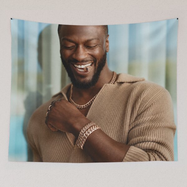 Item preview, Smiling Aldis Hodge designed and sold by oliviafowlerart.