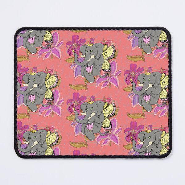 Item preview, Fairy Elephant (Floral) designed and sold by OranHyena.