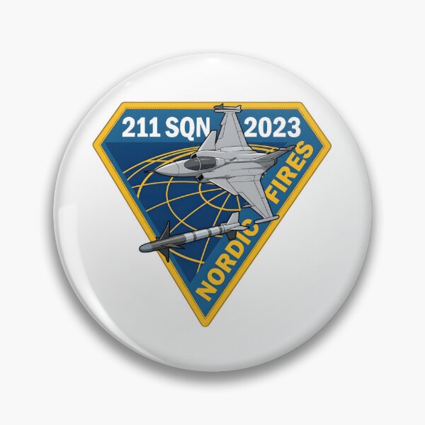 Item preview, Czech Air Force 211th Tactical Squadron "Nordic Fires" 2023 Exercise Patch designed and sold by CharlieDesings.