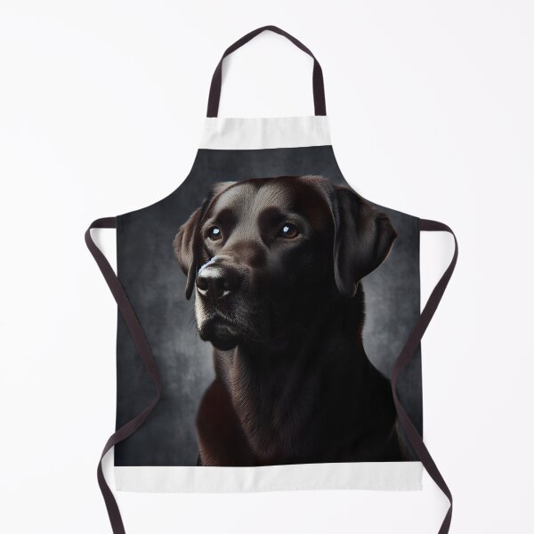 Item preview, Dark Labrador with serious gaze - Realistic art designed and sold by davidromapixel.