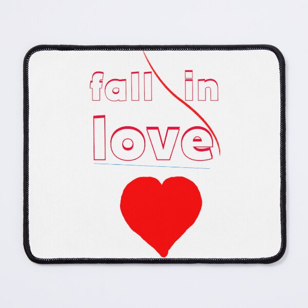 Item preview, Fall In Love – Minimal Romantic Heart Typography Design designed and sold by Mahmoud Salah.