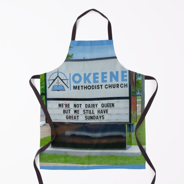 Item preview, Funny Church Sign in Okeene Oklahoma designed and sold by Debra Martz.