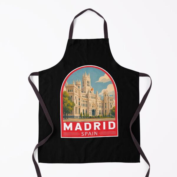 Item preview, Madrid Spain Travel Art Emblem designed and sold by KrisSidDesigns.