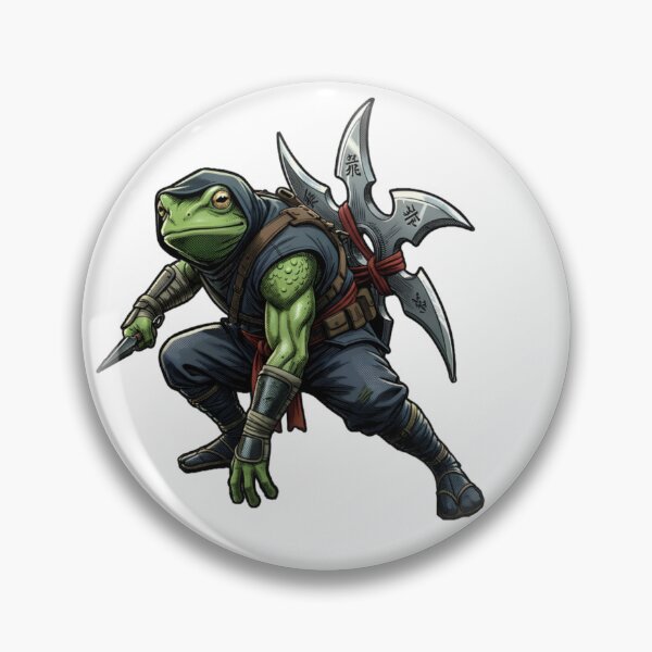 Item preview, Stylish deadly ninja frog designed and sold by Dougart9451.