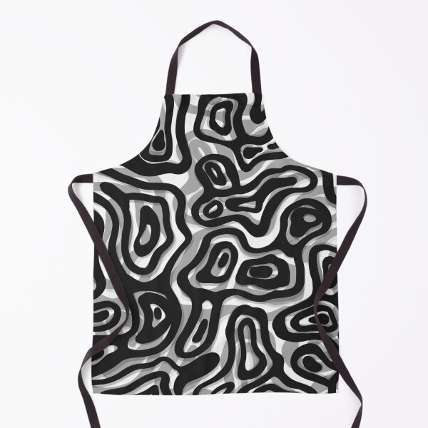 Item preview, Dark Abstract Scribble Pattern – Minimal Black Organic Line Art designed and sold by Barelythere2324.