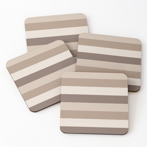 Item preview, Neutral Colour Tone Stripes Pattern Design  designed and sold by PatternTitan.