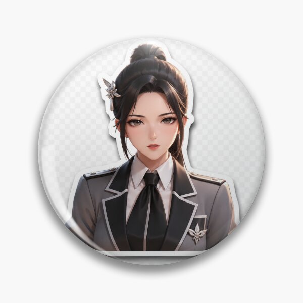 Item preview, Elegant Anime Girl in Military Uniform designed and sold by Farheen786.