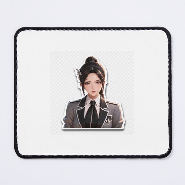Item preview, Elegant Anime Girl in Military Uniform designed and sold by Farheen786.