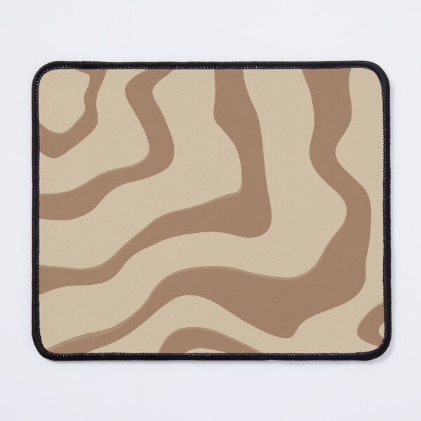Item preview, Neutral Organic Wavy Pattern – Minimal Earth Tone Abstract Art designed and sold by Barelythere2324.