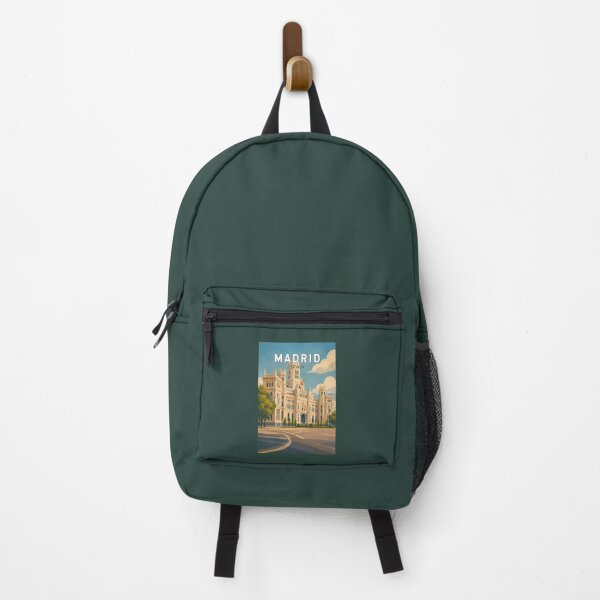 Item preview, Madrid Spain Illustration Travel Art Vintage designed and sold by KrisSidDesigns.