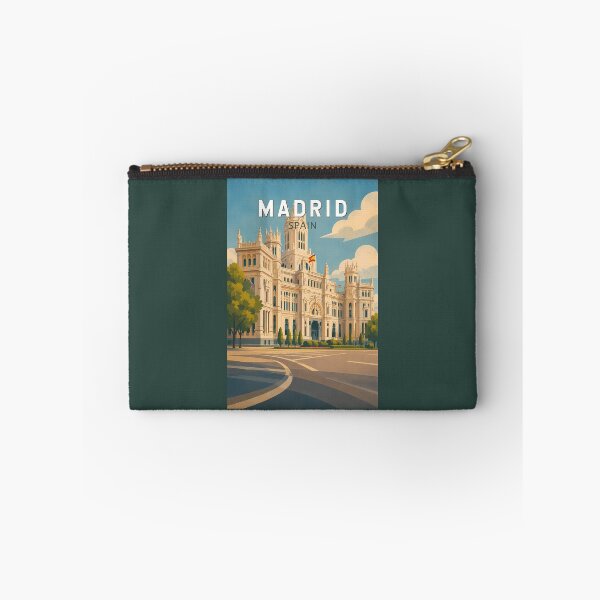 Item preview, Madrid Spain Illustration Travel Art Vintage designed and sold by KrisSidDesigns.