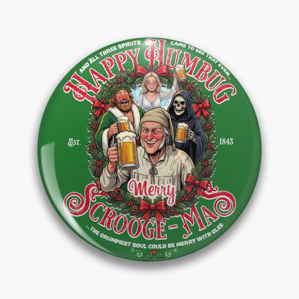 Item preview,  Happy Humbug Scrooge Christmas designed and sold by Candywrap Studio.