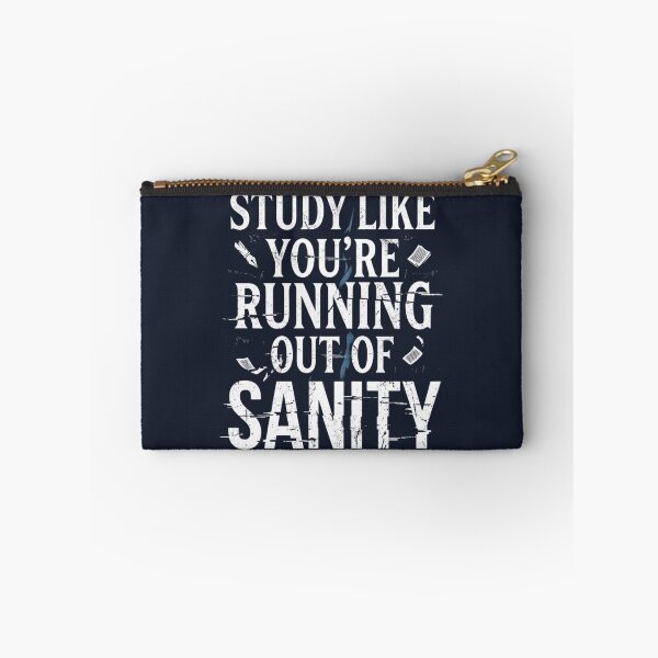 Item preview, Study Like You’re Running Out of Sanity Student Shirt designed and sold by Amr Darwish Graphic designer.