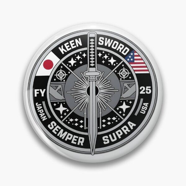Item preview, Exercise Keen Sword FY25 Commemorative Patch designed and sold by CharlieDesings.