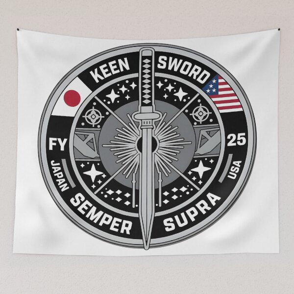 Item preview, Exercise Keen Sword FY25 Commemorative Patch designed and sold by CharlieDesings.