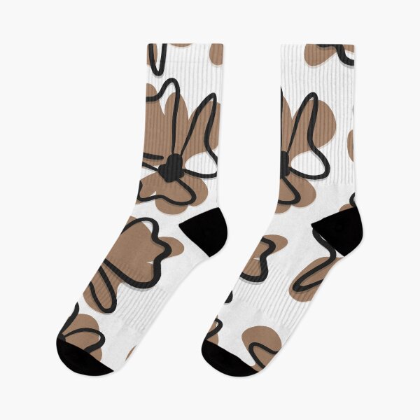 Item preview, Abstract Floral Doodle Pattern – Modern Neutral Flower Line Art designed and sold by Barelythere2324.