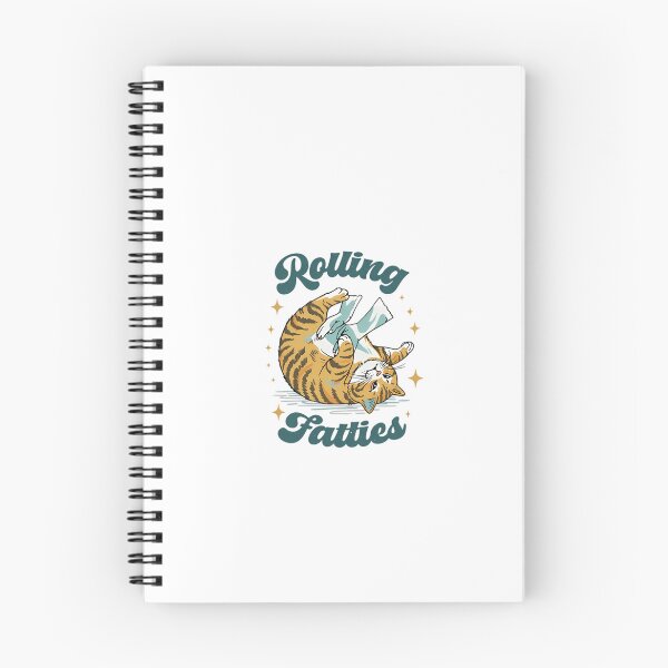 Item preview, Rolling Fatties Funny Cat Retro Stoner Aesthetic designed and sold by PamoHunter.