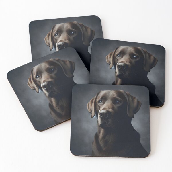 Item preview, Dark dog portrait - Deep gaze designed and sold by davidromapixel.