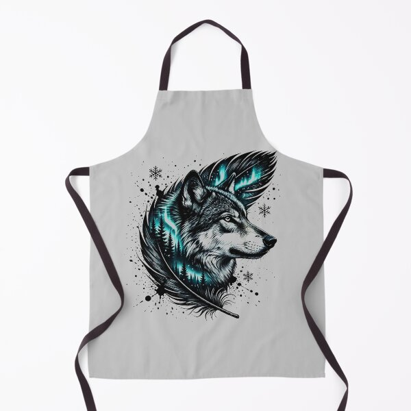 Item preview, Spirit Wolf of the Northern Lights designed and sold by Exodoi.
