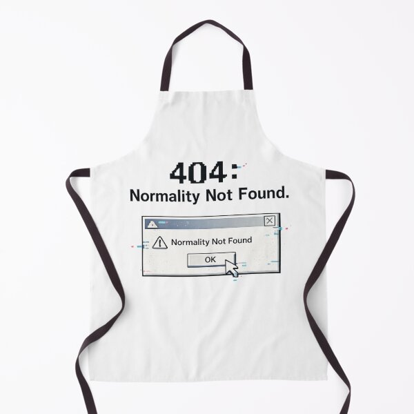 Item preview, 404: Normality Not Found – Glitch Error Aesthetic Design designed and sold by MartBook.