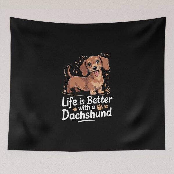 Item preview, Life with a Dachshund designed and sold by jkrphoto.