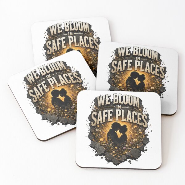 Item preview, We Bloom In Safe Places, Healing Love Aesthetic Design designed and sold by JagrDesigns.