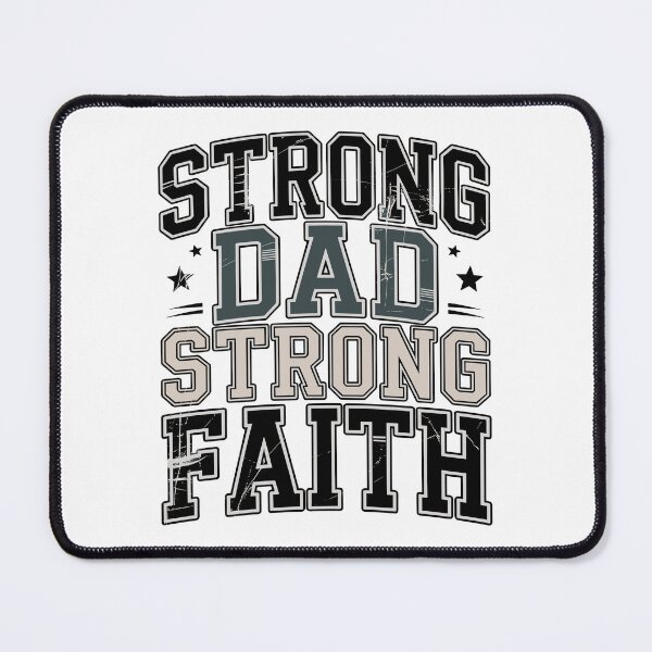 Item preview, Strong Dad Strong Faith Fathers Day designed and sold by HahaHandlesHub.