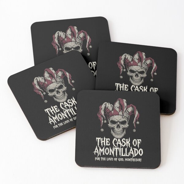 Item preview, Edgar Allan Poe The Cask of Amontillado Gothic Skull designed and sold by Fenay Designs.