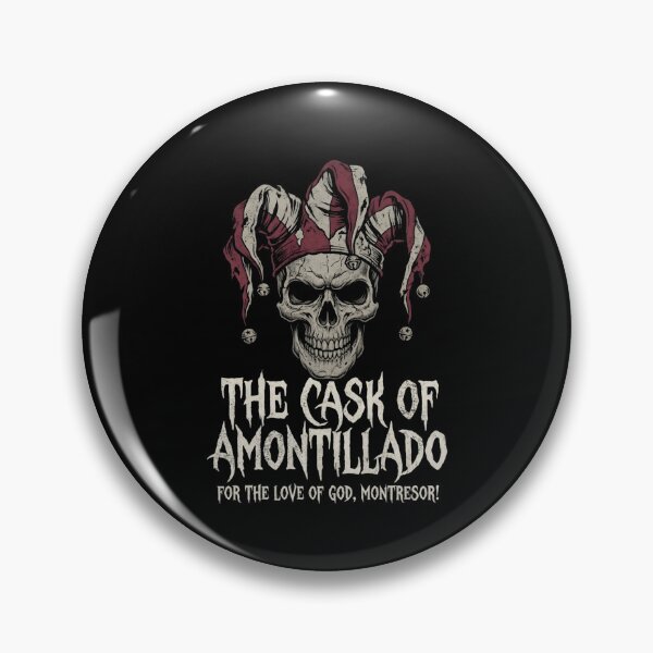 Item preview, Edgar Allan Poe The Cask of Amontillado Gothic Skull designed and sold by Fenay Designs.